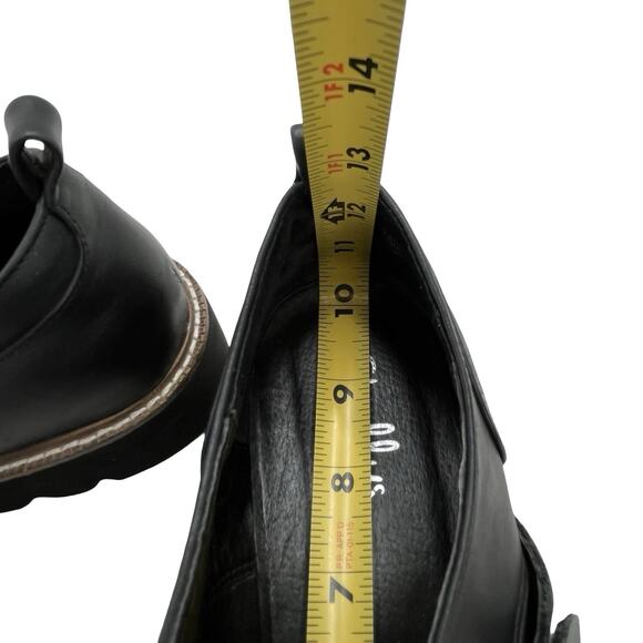 Shellys London Creepers Buckles Black Leather Size Approx US Women 11 - Picture 15 of 16